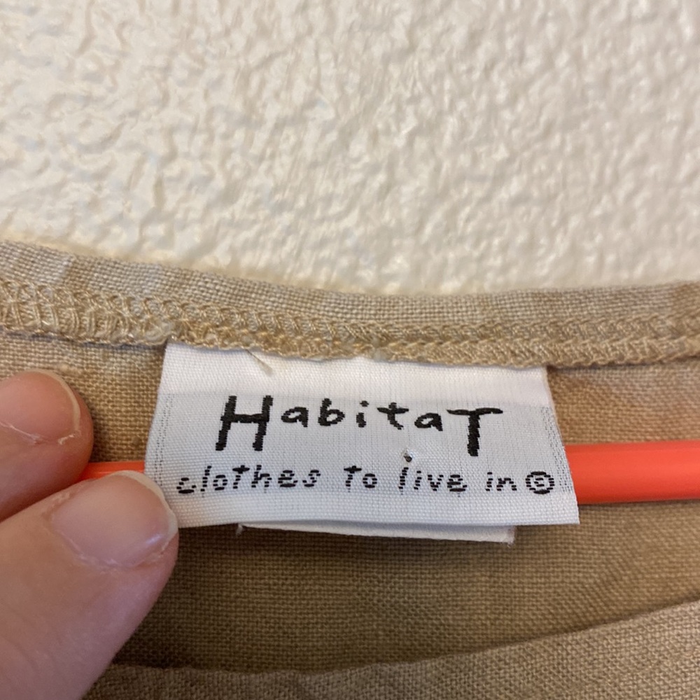 Habitat clothes to live in 100% linen top - Picture 7 of 8